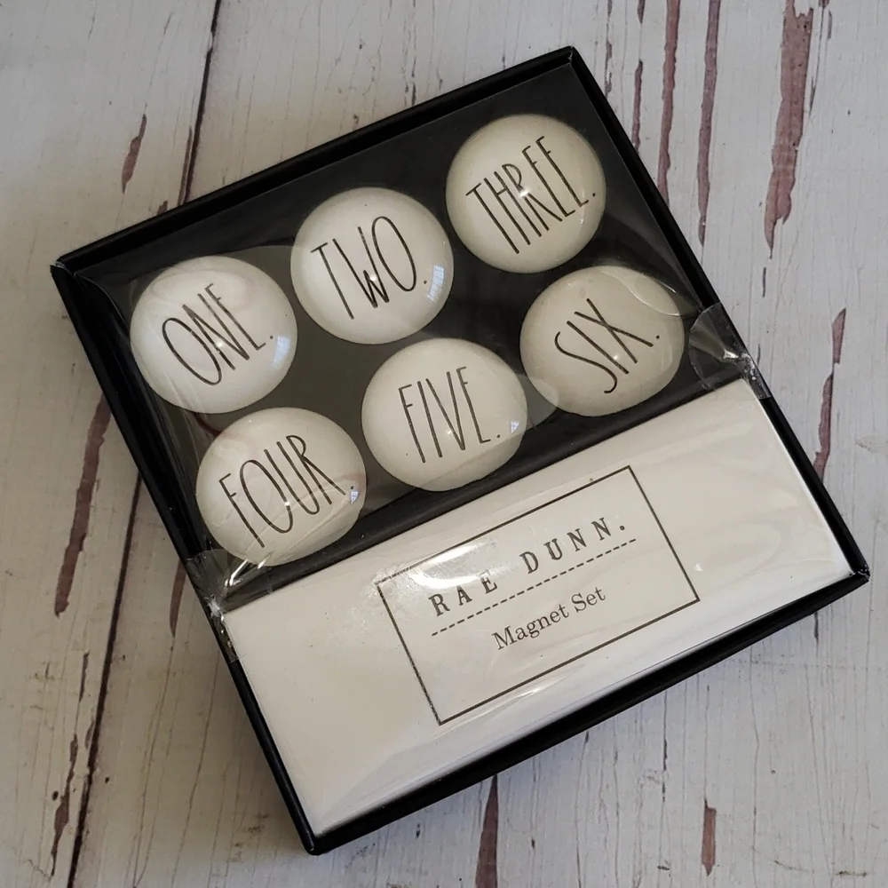 Rae Dunn glass dome magnets set new